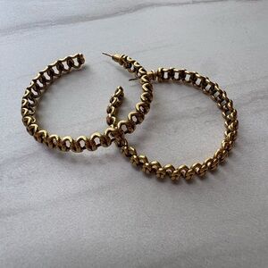 Kendra Scott Fallon Vintage Gold Hoop Earring